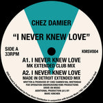 the album cover for Chez Damier - I Never Knew Love
