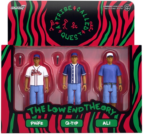 Super7 - A Tribe Called Quest - ReAction Figures Wv2 - The Low End Theory (3-Pack)