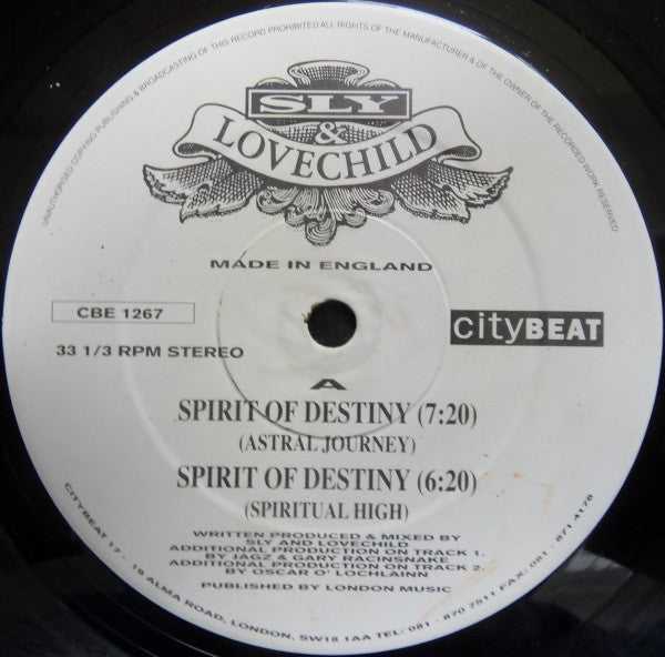 Sly & Lovechild : Spirit Of Destiny (12")