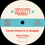 the album cover for Sons of Sevilla - Forever Heaven / Changing