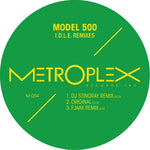 the album cover for Model 500 - I.d.l.e. Remixes