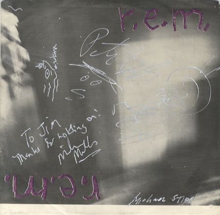 R.E.M. : Radio Free Europe (7", Single, RP)