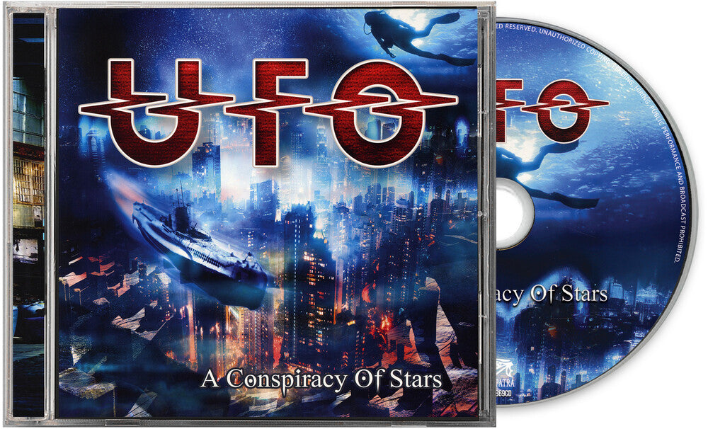 the album cover for UFO - A Conspiracy Of Stars