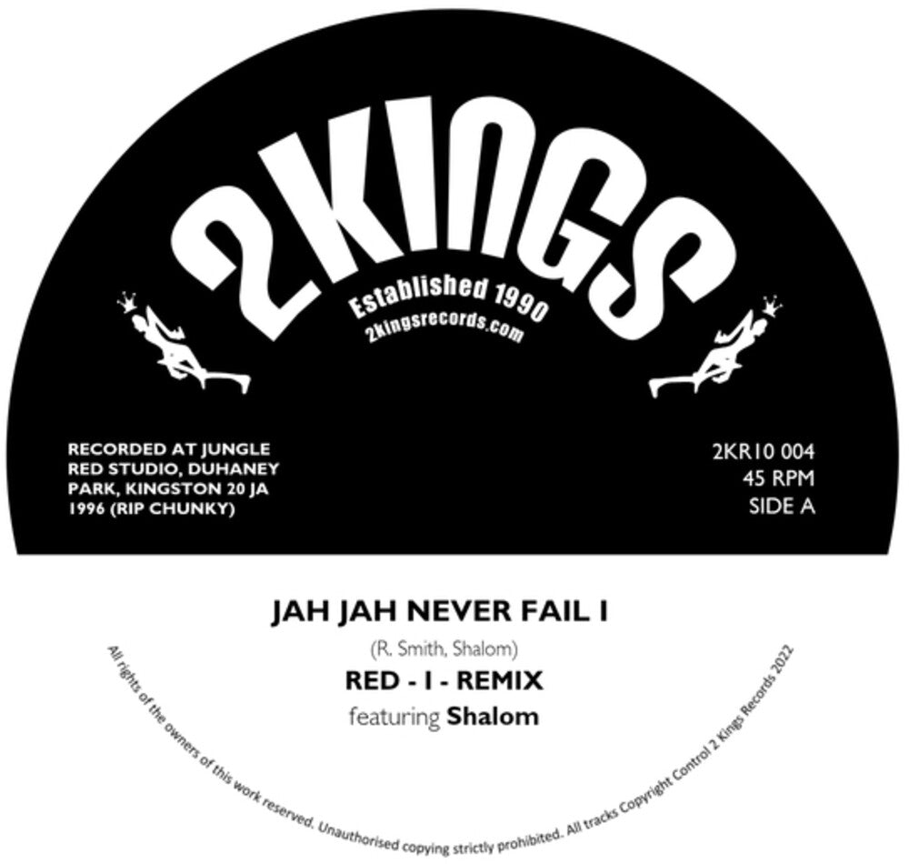 the album cover for Henry & Louis - Jah Never Fail I: Red I Remixes (10in) (Ep)