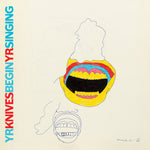 the album cover for Yr Knives - Begin Yr Singing