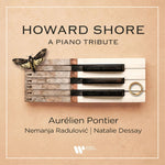 the album cover for Aurélien Pontier - Howard Shore: A Piano Tribute