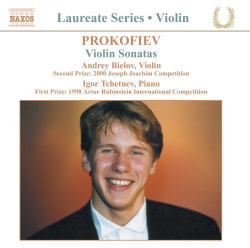 the album cover for Andrey Bielov - Violin Sonatas