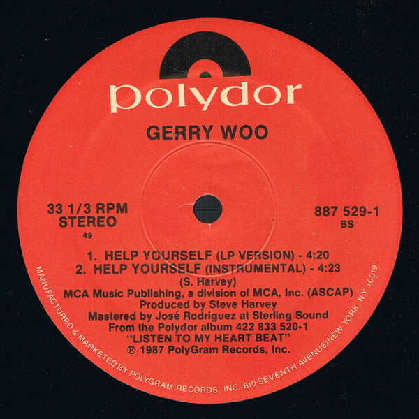 Gerry Woo (2) : Help Yourself (12")