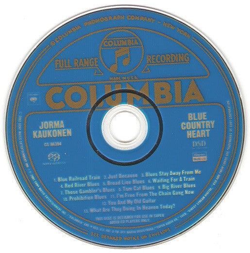 Jorma Kaukonen : Blue Country Heart (SACD, Multichannel, Album)