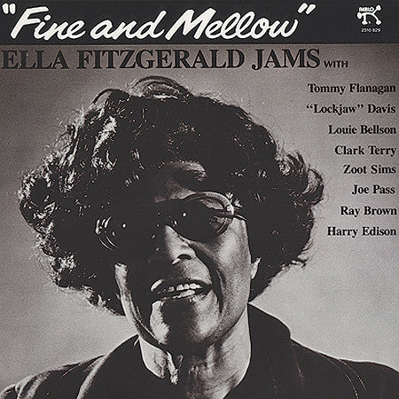 Ella Fitzgerald Jams With Tommy Flanagan, Eddie "Lockjaw" Davis, Louis Bellson, Clark Terry, Zoot Sims, Joe Pass, Ray Brown, Harry Edison : Fine And Mellow (2x12", Album, Ltd, Num, RE, RM, 180)