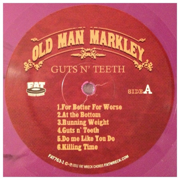 Old Man Markley : Guts N' Teeth (LP, Album, Pur)