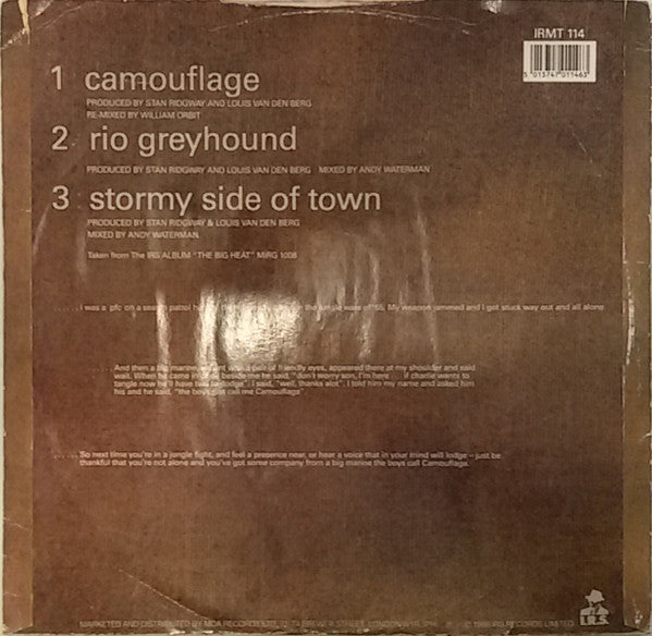 Stan Ridgway : Camouflage (12", Single)