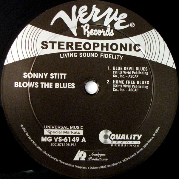 Sonny Stitt : Blows The Blues (2x12", Album, Ltd, Num, RE, 200)