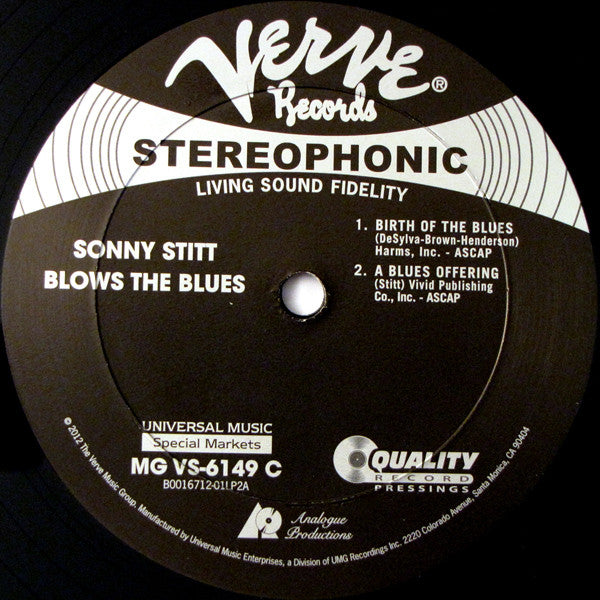 Sonny Stitt : Blows The Blues (2x12", Album, Ltd, Num, RE, 200)