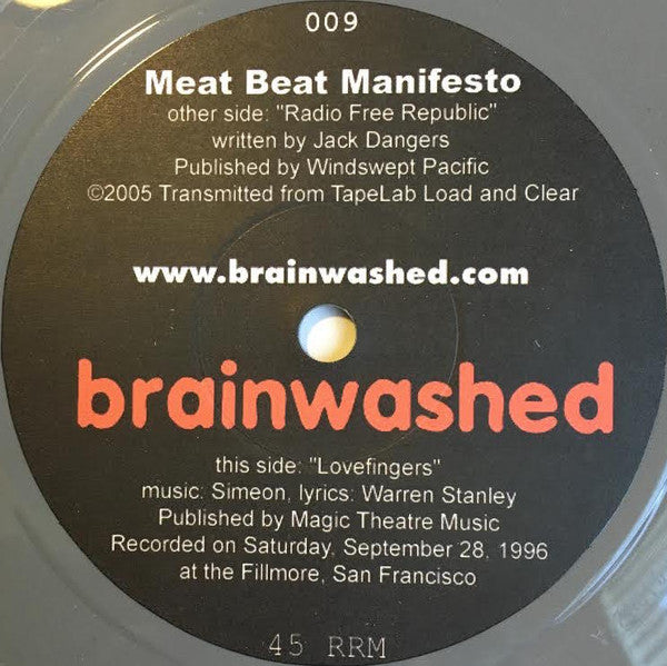 Meat Beat Manifesto : Radio Free Republic / Lovefingers (7", Single, Ltd, Gre)