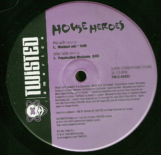House Heroes : Magic Orgasm (Remix) (12")