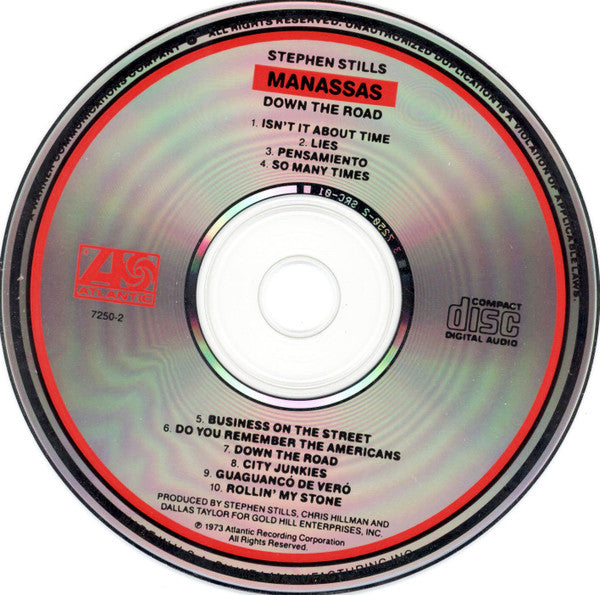 Stephen Stills, Manassas : Down The Road (CD, Album, RE, Spe)