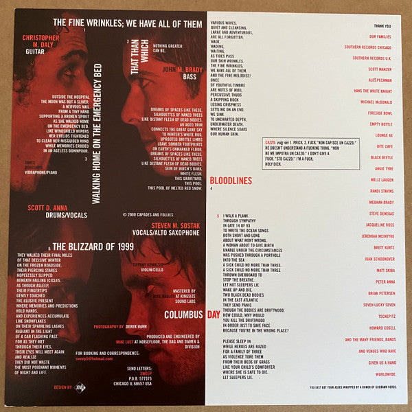 Sweep The Leg Johnny : Sto Cazzo! (LP, Album)