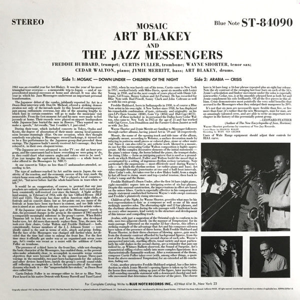 Art Blakey & The Jazz Messengers : Mosaic (2x12", Album, Ltd, RE, 180)