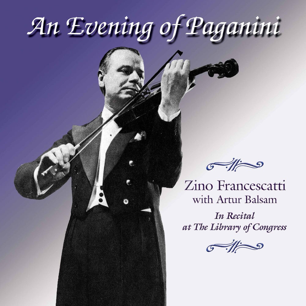the album cover for Artur Balsam - Library of Congress 17: Zino Francescatti Plays