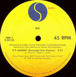 NV : It's Alright (12", Maxi, SRC)