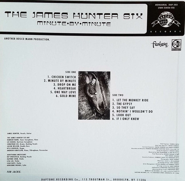 The James Hunter Six : Minute By Minute (LP, Album, Mono)