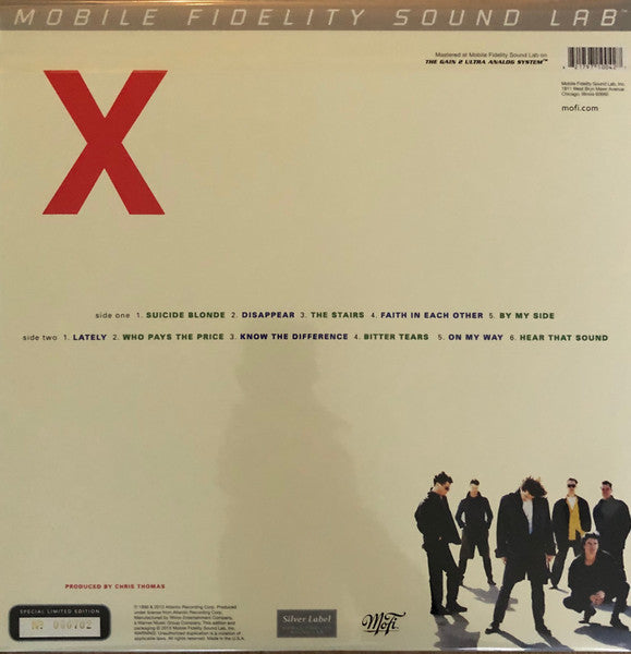 INXS : X (LP, Album, Ltd, Num, RE, RM, Gat)