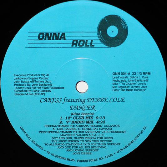 Caress (3) Featuring Debbe Cole : Dancer (12")