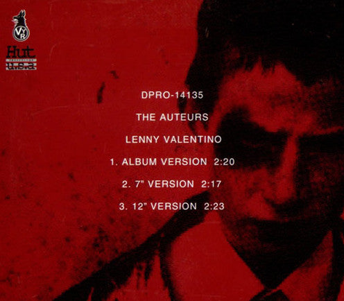 The Auteurs : Lenny Valentino (CD, Single, Promo)