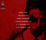 The Auteurs : Lenny Valentino (CD, Single, Promo)