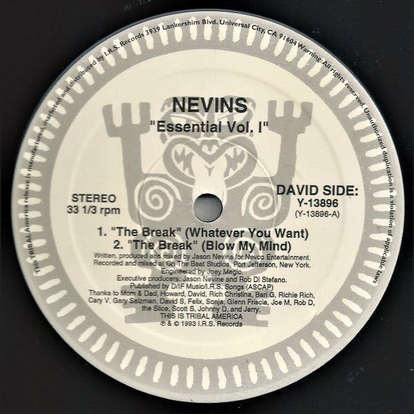 Nevins* : Essential Vol. I (12")