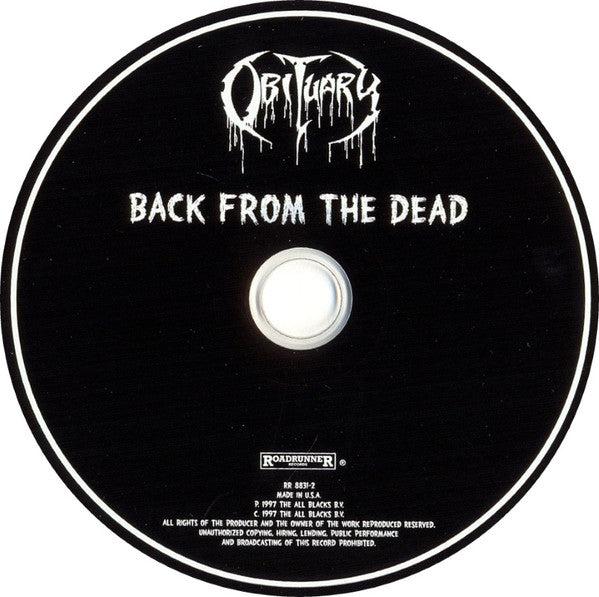Obituary : Back From The Dead (CD, Album, Enh)