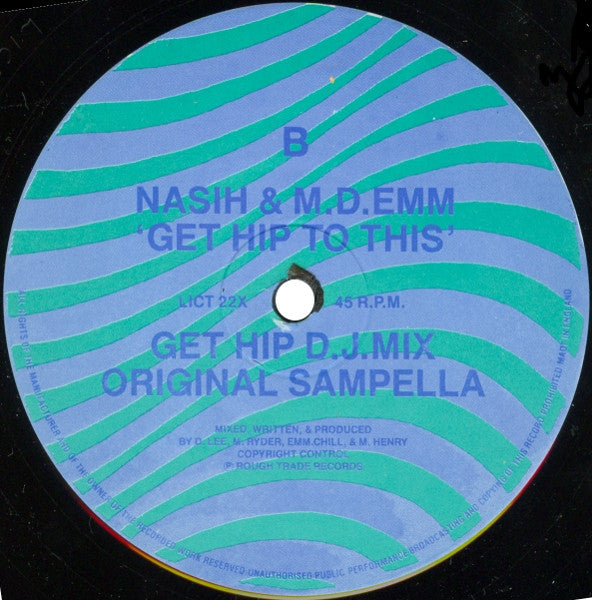 Nasih & M.D.Emm* : Get Hip To This (Frankie Bones Manic Mix) (12")