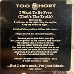 Too Short : I Want To Be Free (That's The Truth) (12", Promo)
