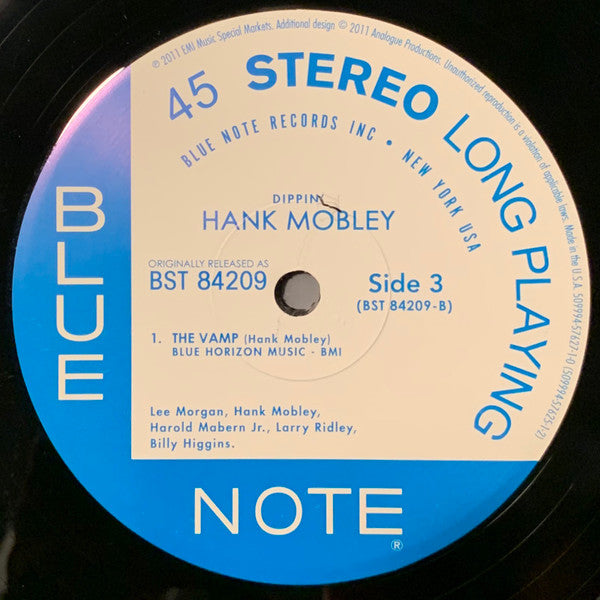 Hank Mobley : Dippin' (2x12", Album, Ltd, Num, RE, 180)