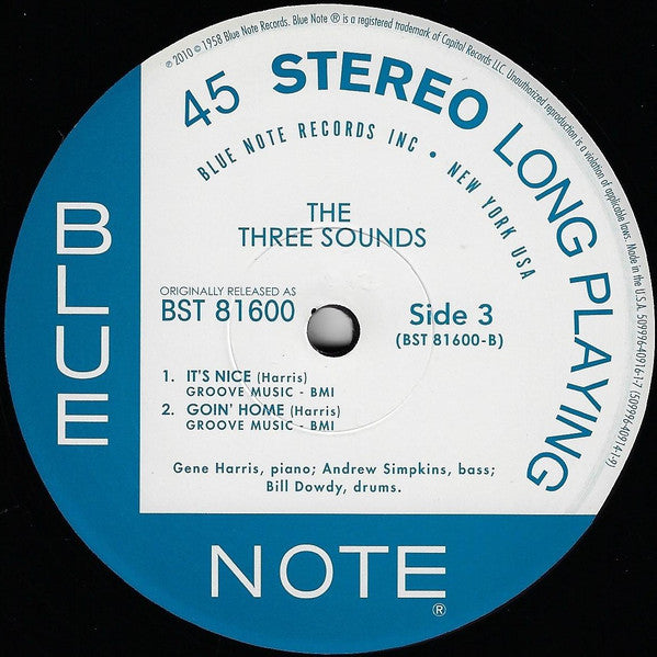 The Three Sounds : The 3 Sounds (2x12", Album, Ltd, Num, RE)