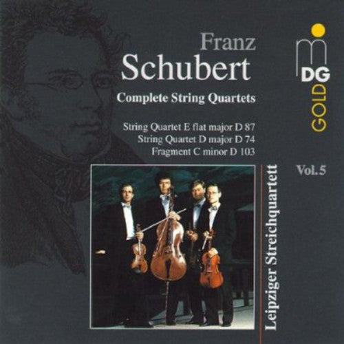 the album cover for F. SCHUBERT - String Quartets 5