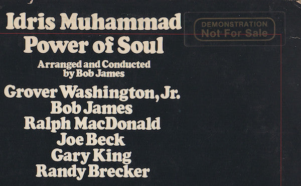 Idris Muhammad : Power Of Soul (LP, Album, Promo)