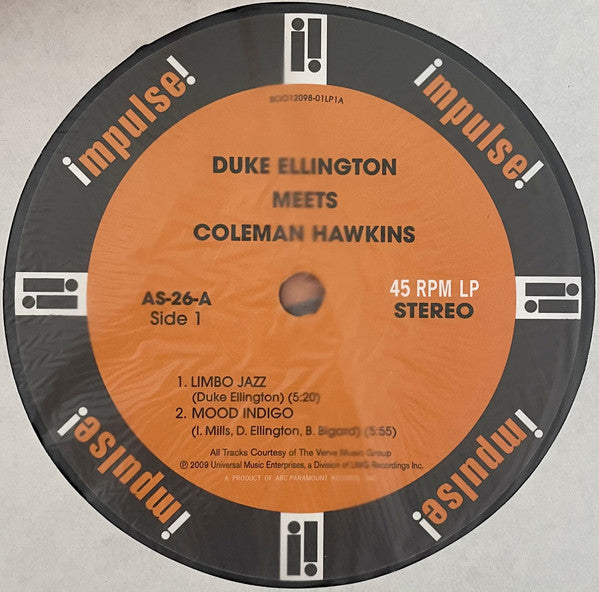 Duke Ellington Meets Coleman Hawkins : Duke Ellington Meets Coleman Hawkins (2x12", Ltd, Num, RM, 180)