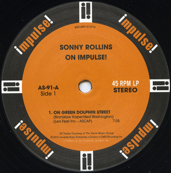 Sonny Rollins : On Impulse! (2x12", Album, Ltd, RE, RM, 180)