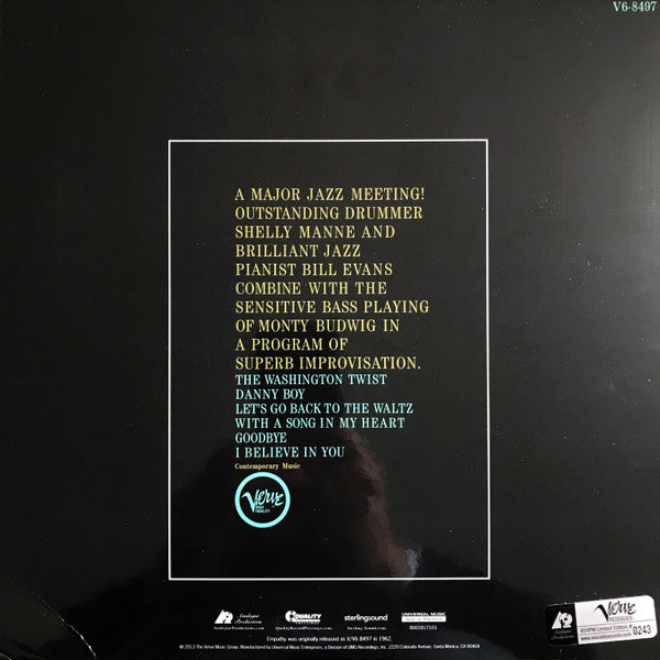 Shelly Manne / Bill Evans With Monty Budwig : Empathy (2x12", Ltd, Num, RM, 200)