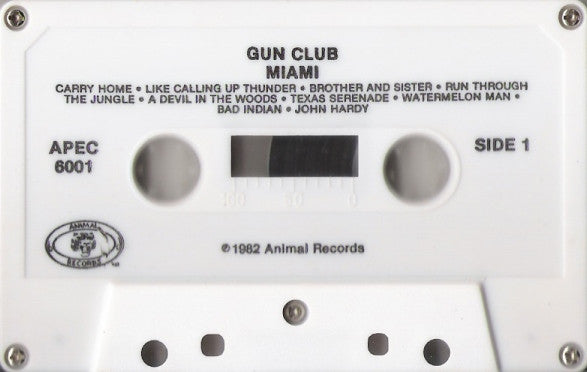 The Gun Club : Miami (Cass, Album, Comp, Ext)