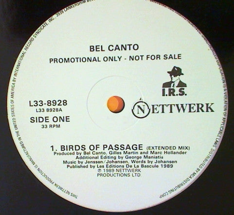 Bel Canto : Birds Of Passage (12", Promo, Glo)