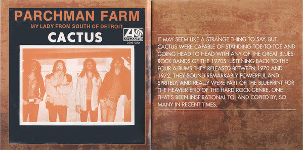 Cactus (3) : Cactus / One Way…Or Another (CD, Album, RE, RM + CD, Album, RE, RM + Comp)