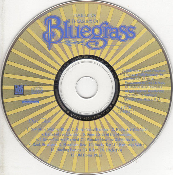 Various : Time-Life's Treasury Of Bluegrass (2xCD, Comp)