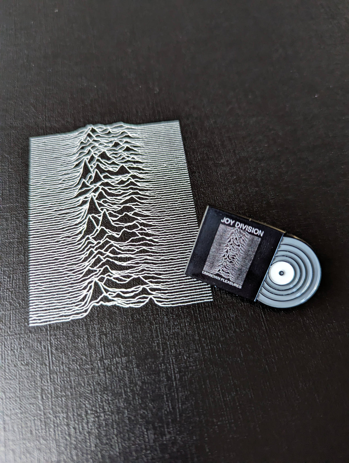 Joy Division - Record Album Vinyl Dark Wave Enamel Pin