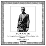the album cover for Bo Carter - Vol. 1-(1928-31)
