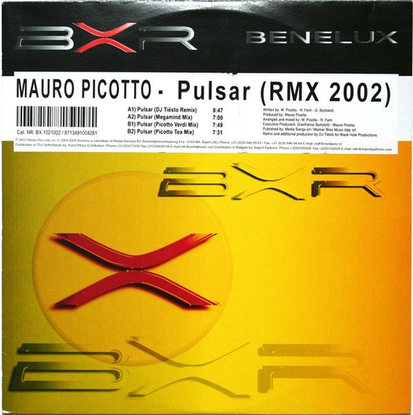 Mauro Picotto : Pulsar (Rmx 2002) (12")
