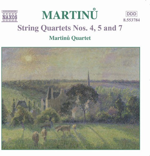 the album cover for Martinu Quartet - String Quartets 3
