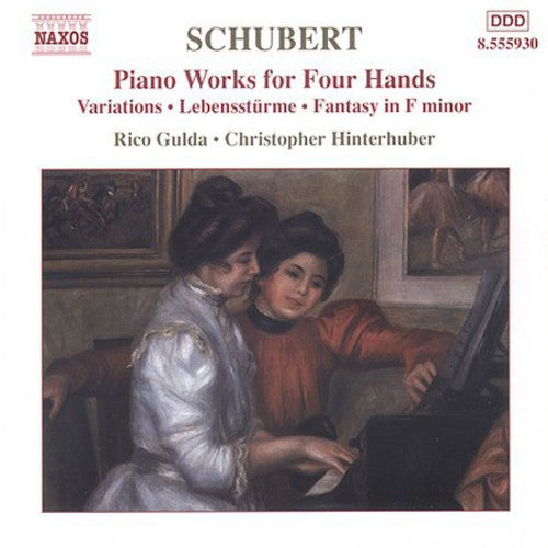 the album cover for Christopher Hinterhuber - Piano Works for 4 Hands